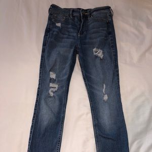 Hollister ripped jeans